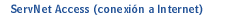 ServNet Access (conexión a Internet)