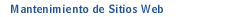 Mantenimiento de Sitios Web
