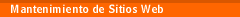 Mantenimiento de Sitios Web